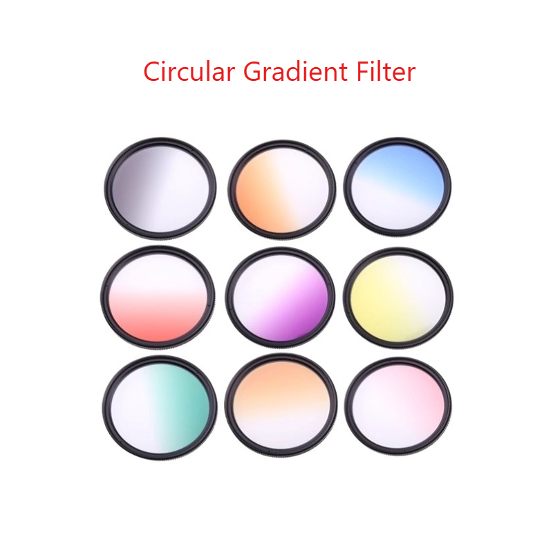 Photography Yellow Filter - Ayarlanabilir Tam Renkli Filtre Degrade Filtre