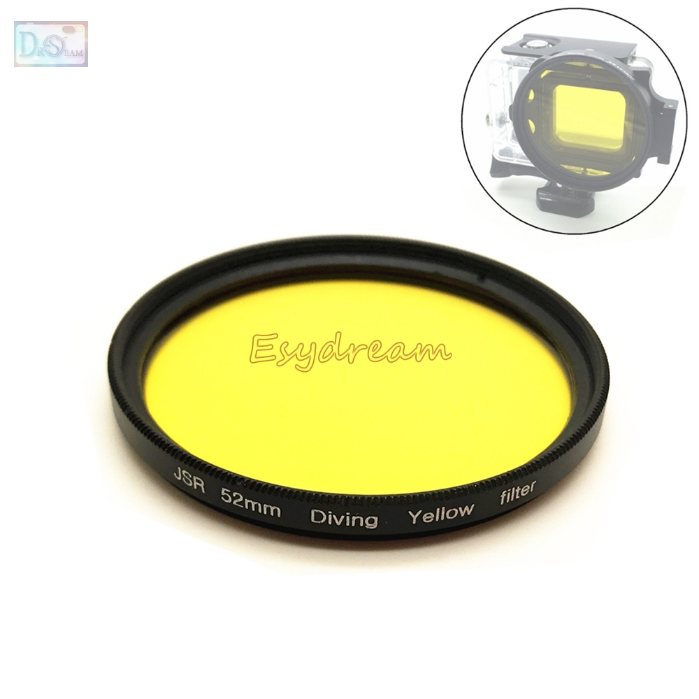 Photography Yellow Filter - 52mm 58mm 67mm su geçirmez sarı