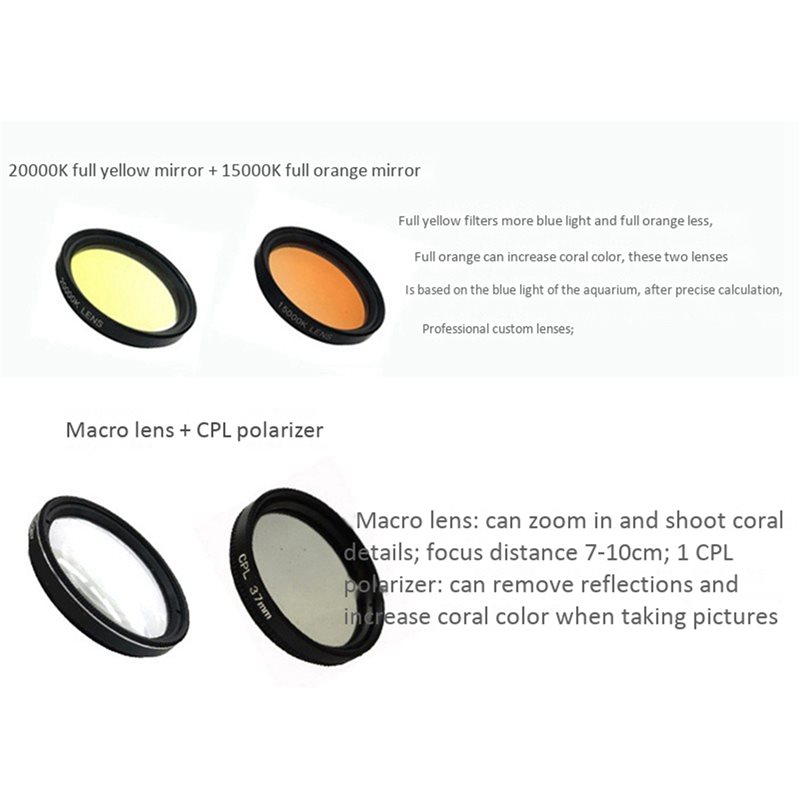 3X Akvaryum Akıllı Telefon Kam - Photography Yellow Filter incelemesi ve fiyatı