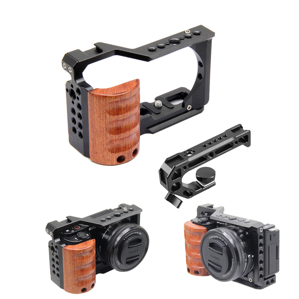 Sony ZV-E10 Kafes kamera Ahşap - Camera Cage Baseplate incelemesi ve fiyatı
