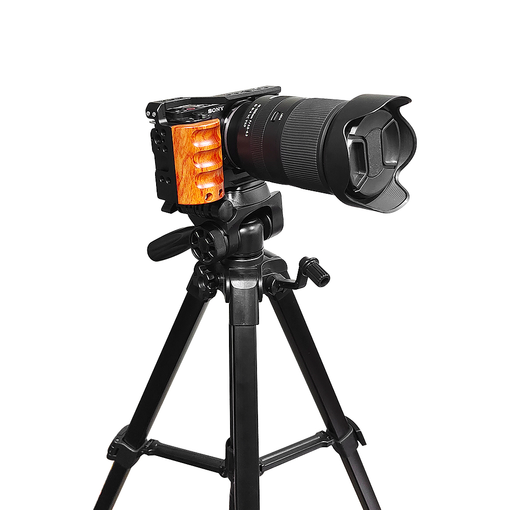 Sony ZV-E10 Kafes kamera Ahşap - Camera Cage Baseplate incelemesi ve fiyatı