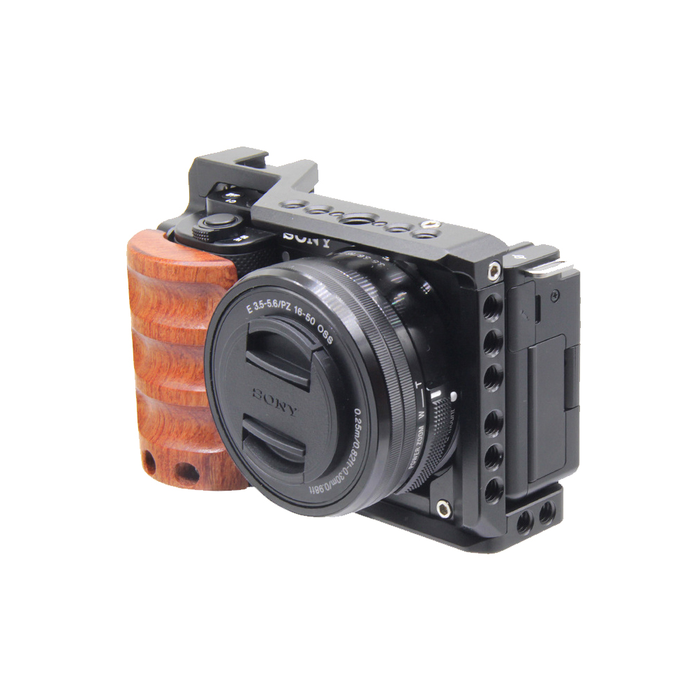 Sony ZV-E10 Kafes kamera Ahşap - Camera Cage Baseplate incelemesi ve fiyatı