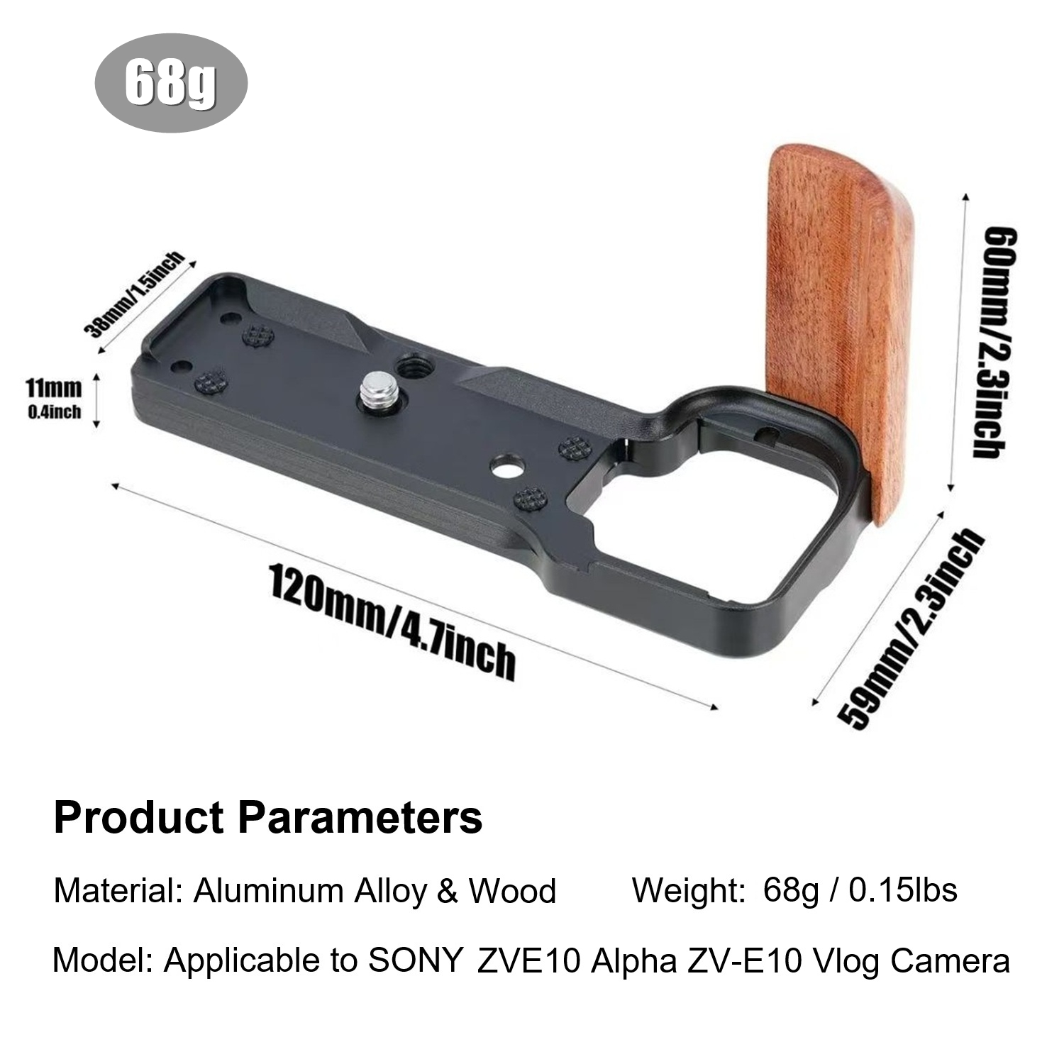 Sony Alpha ZVE10 ZV-E10 Kamera - Camera Cage Baseplate incelemesi ve fiyatı