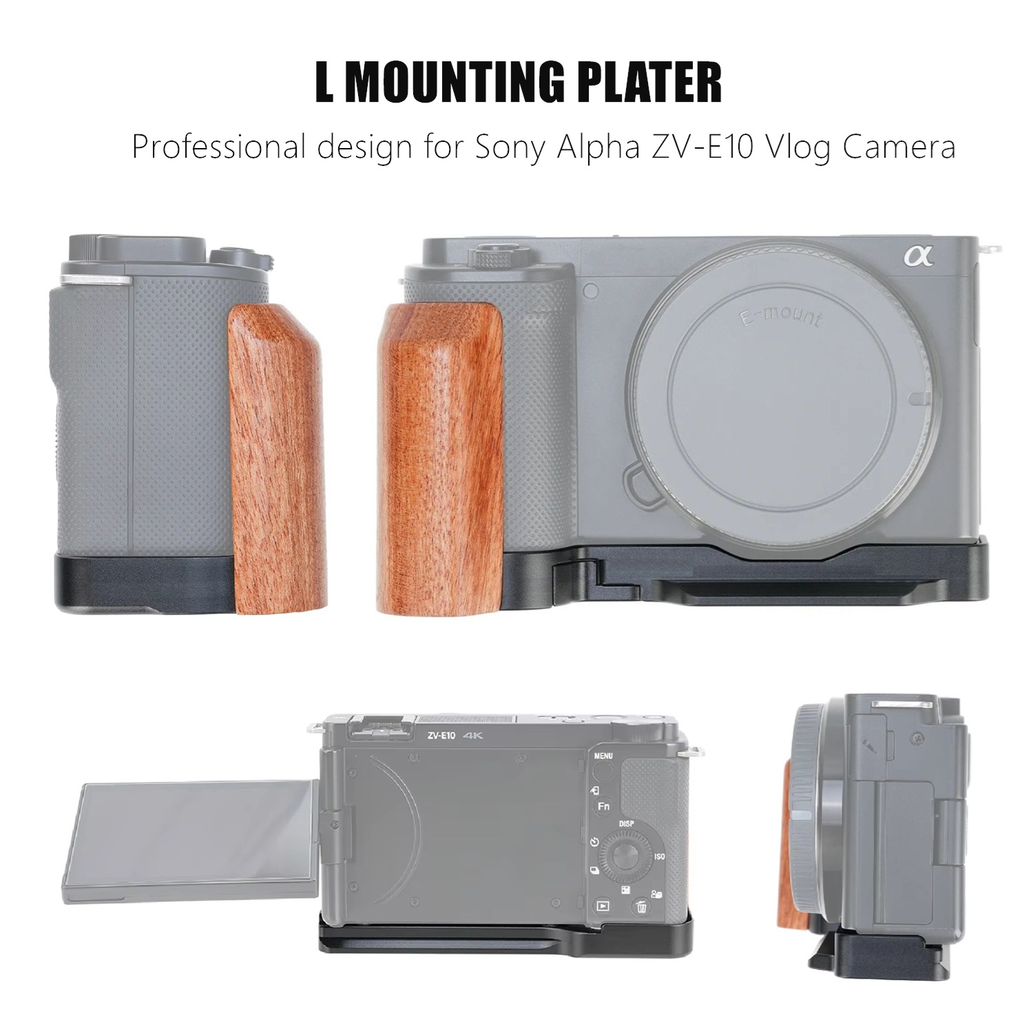 Sony Alpha ZVE10 ZV-E10 Kamera - Camera Cage Baseplate incelemesi ve fiyatı
